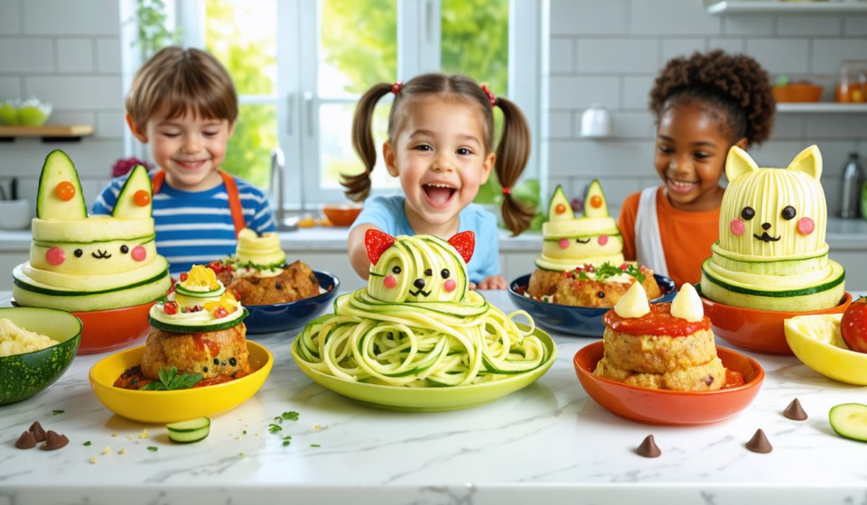 découvrez des astuces créatives pour cuisiner des courgettes de manière ludique et savoureuse, parfaites pour satisfaire même les enfants les plus difficiles.