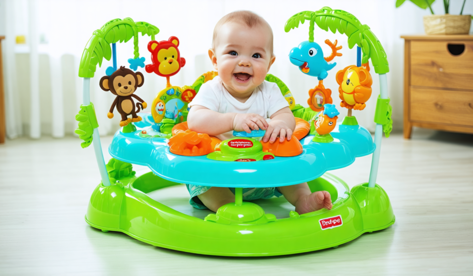 découvrez comment le jumperoo jungle fisher-price stimule l'éveil et la curiosité de bébé grâce à ses jouets interactifs et son design coloré, favorisant le développement sensoriel et moteur dès les premiers mois.