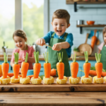 découvrez des recettes originales et amusantes à base de carottes pour faire craquer les enfants et leur faire aimer les légumes tout en s'amusant en cuisine.